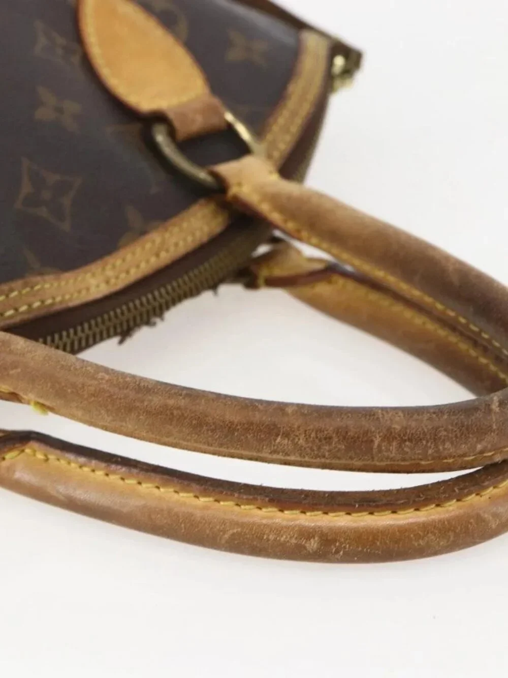 LOUIS VUITTON Monogram Lockit Hand Bag M40102 LV Auth 159541